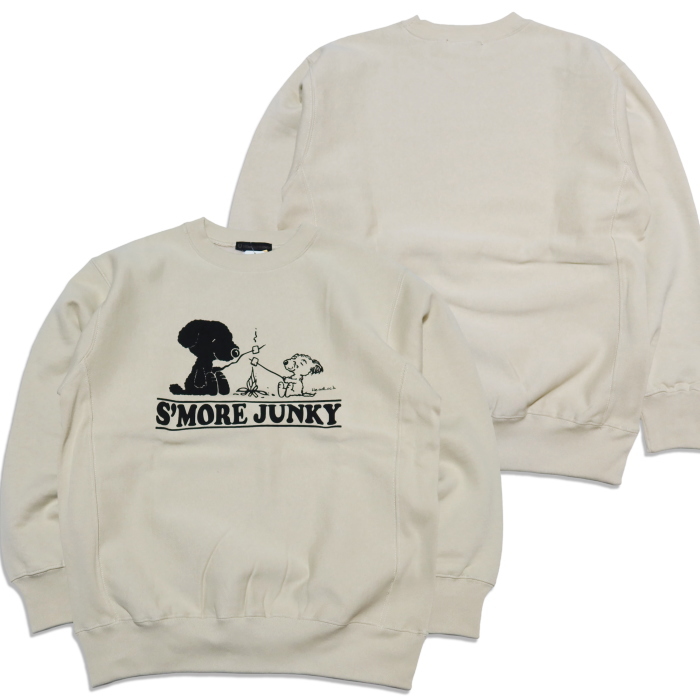 HEAD LOCK ヘッドロック ヘビーウエイトスウェットシャツ サイドリブ "SMORE JUNKY" 焚き火 HLSW-005 |  | 02