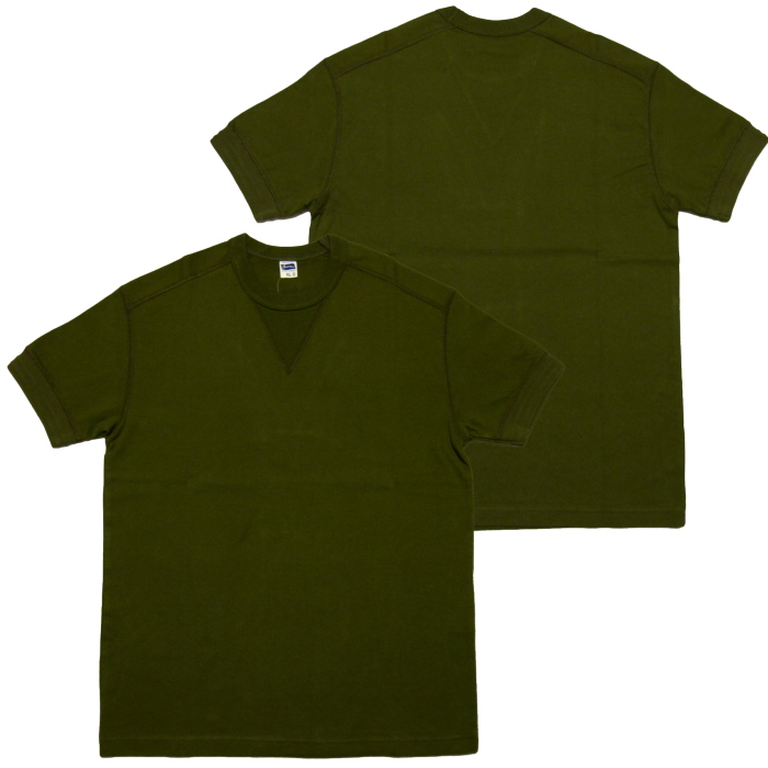 Pherrow's フェローズ VガゼットTシャツ コットン天竺 プレーン PCT1-S メンズ 半袖