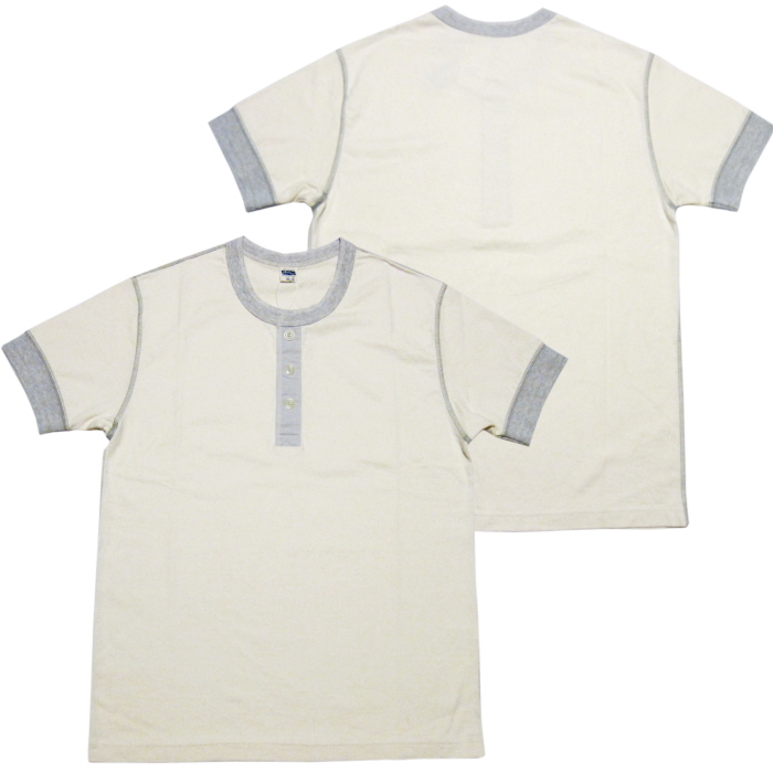 Pherrow's（フェローズ） ヘンリーネックTシャツ プレーン PCT2-S