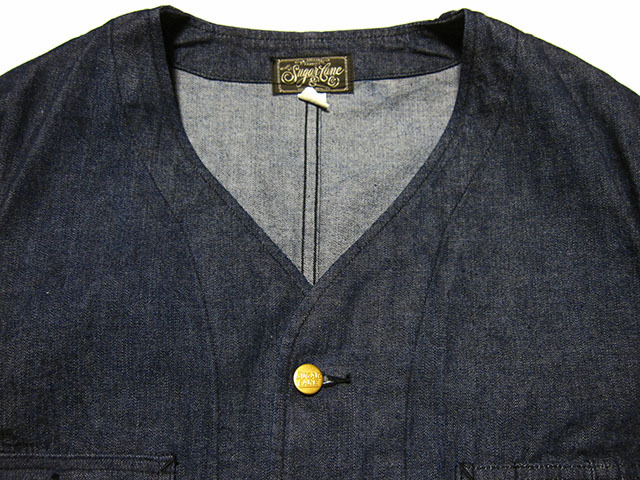 RRL デニムジャケット M ペンキ加工　エンジニア Gジャン SUGAR CANE シュガーケーン 10oz.デニムエンジニアジャケット