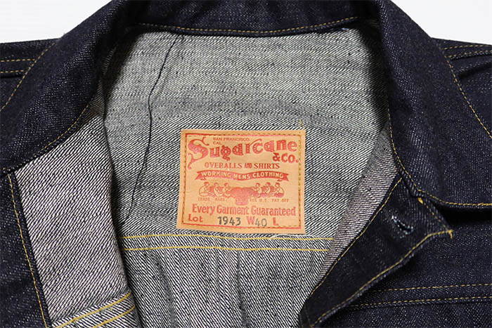 SUGAR CANE シュガーケーン　デニムジャケット　大戦モデルノンウォッシュ SUGAR CANE シュガーケーン 