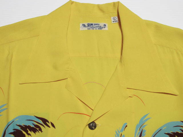 SUN SURF サンサーフ アロハシャツ ISLAND PALM BREEZE パーム