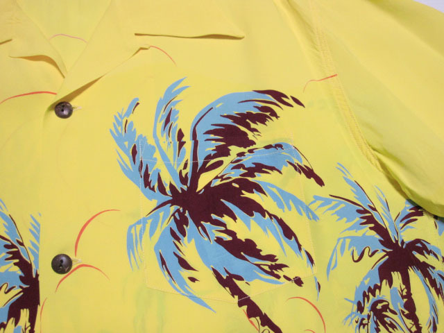 SUN SURF サンサーフ アロハシャツ ISLAND PALM BREEZE パームツリー