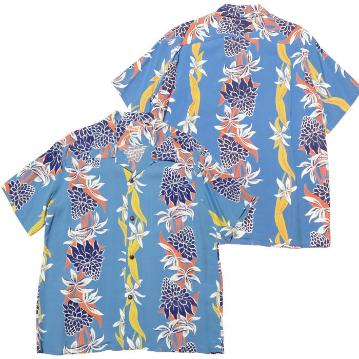 SUN SURF サンサーフ アロハシャツ BLOOMS OF TORCH FLOWER