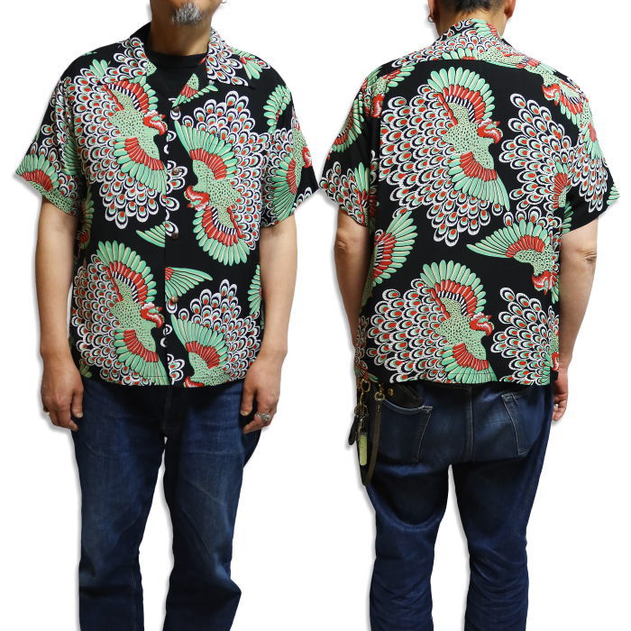 サンサーフ 孔雀アロハシャツ SS30109 M SUN SURF サンサーフ アロハシャツ PEACOCK 孔雀 半袖 レーヨン