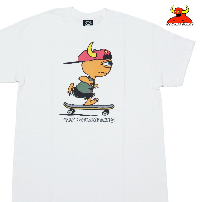 TOY MACHINE トイマシーン sKetChboOok3 コラボTシャツ 