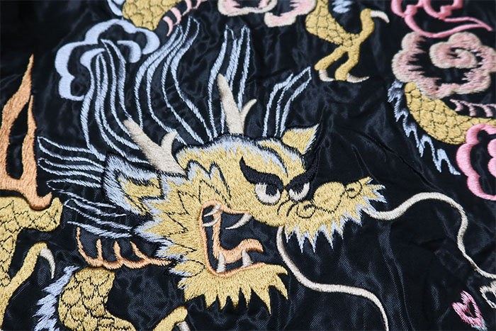 テーラー東洋 スカジャン XL TT15273 鷹 龍 虎 リバーシブル 刺繍 TAILOR TOYO テーラー東洋 スカジャン RED TIGER×GOLD DRAGON 虎龍