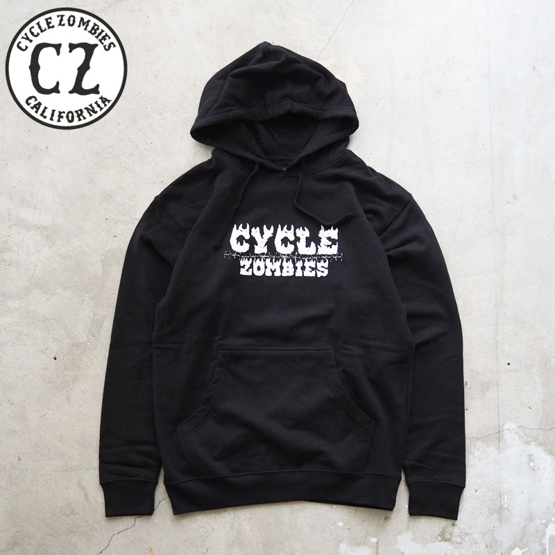 CYCLE ZOMBIES サイクルゾンビーズ パーカー 60WGT Pullover Hooded Sweatshirt CZ-MHPS-029  メンズ プルオーバー 裏起毛 スウェット