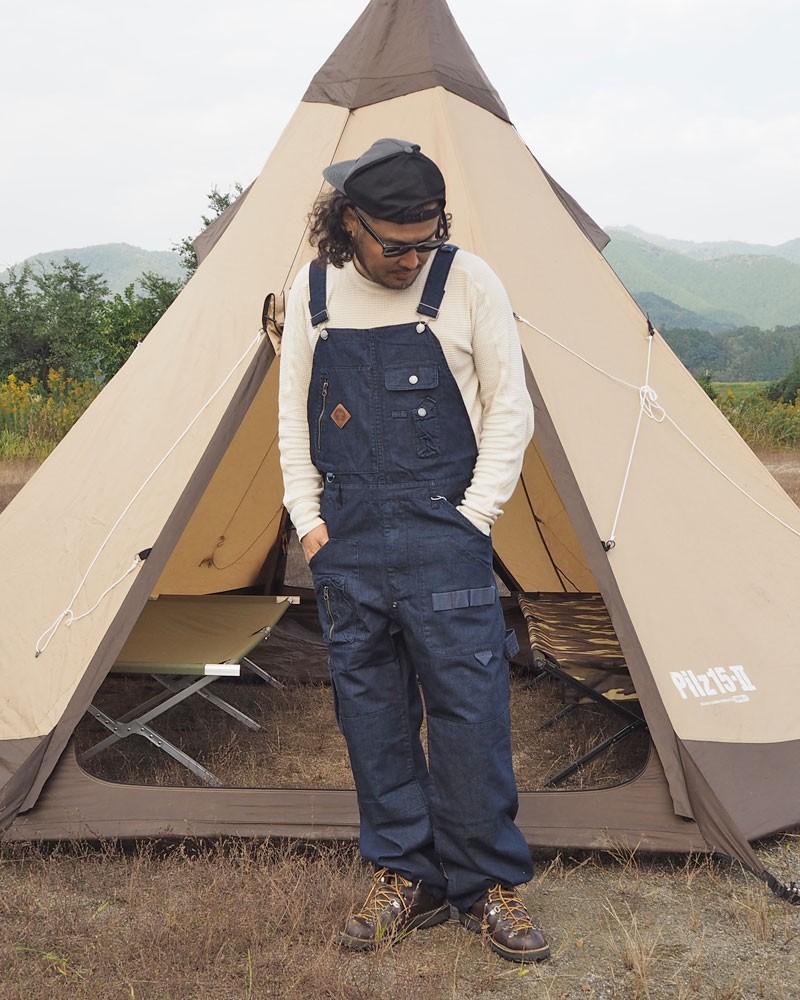 grn outdoor ジーアールエヌ オーバーオール HIASOBI BIG BEN OVERALL 