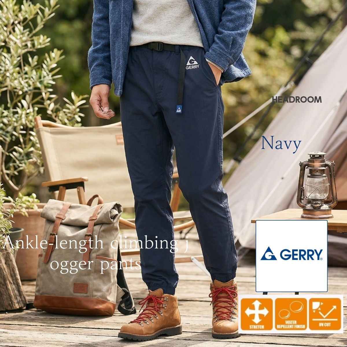 ジョリーひげ GERRY(ジェリー)ポリストレッチクライミングチノ&デニムパンツ/全7色