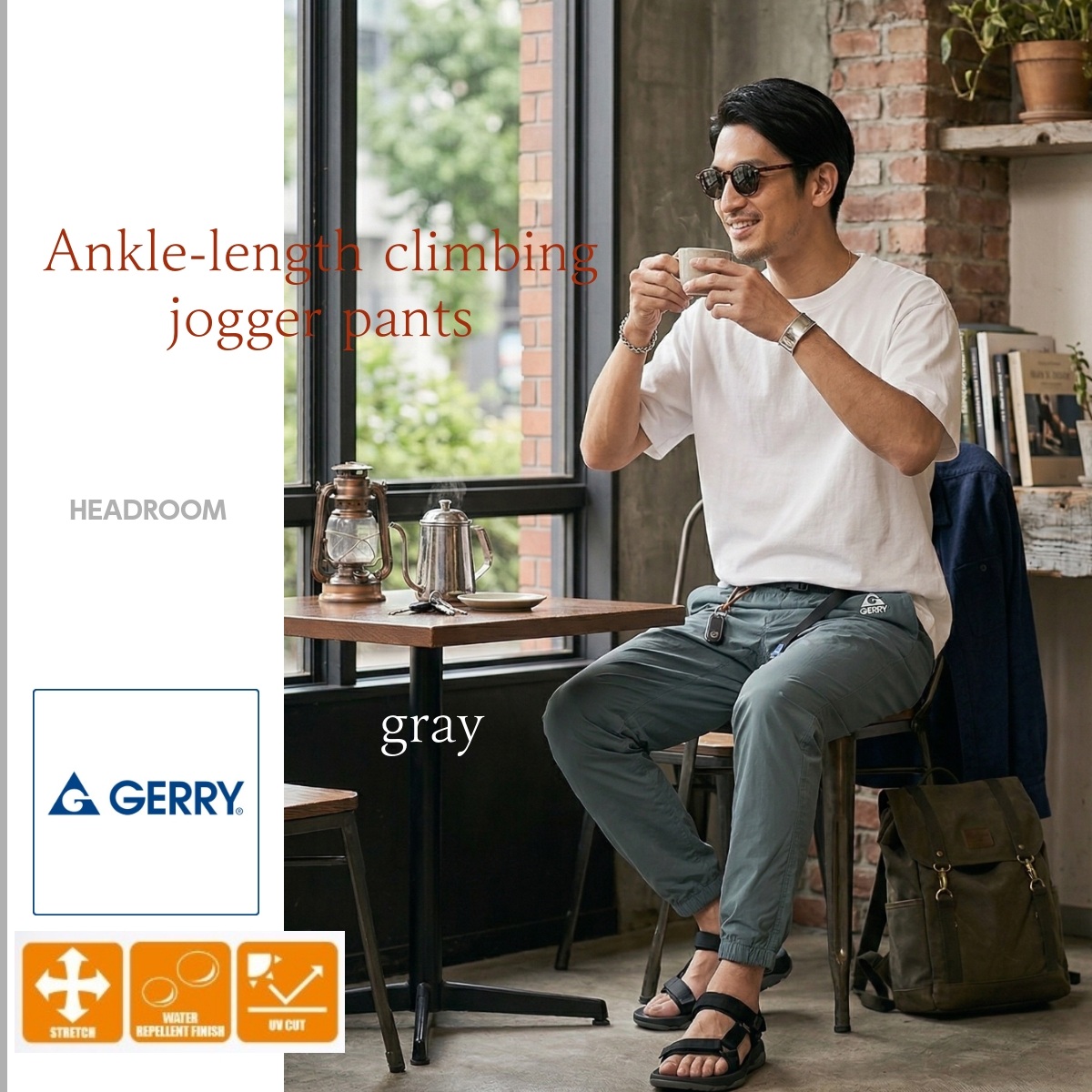 GERRY（ジェリー） ジョガーパンツ メンズ ストレッチ テーパード
