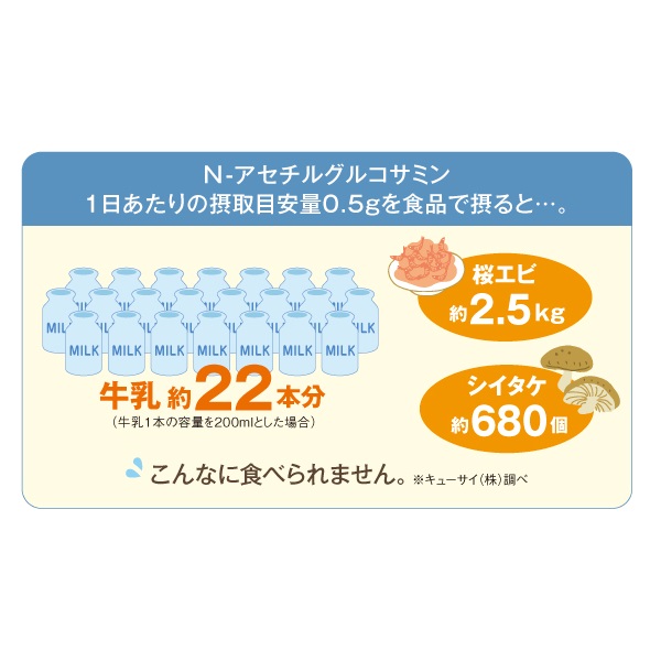 キューサイ N−アセチル グルコサミン Z 530mg×30袋2箱まとめ買い＋