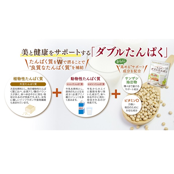 キューサイ 大人のダブルたんぱく 168g＋おまけ タンパク質