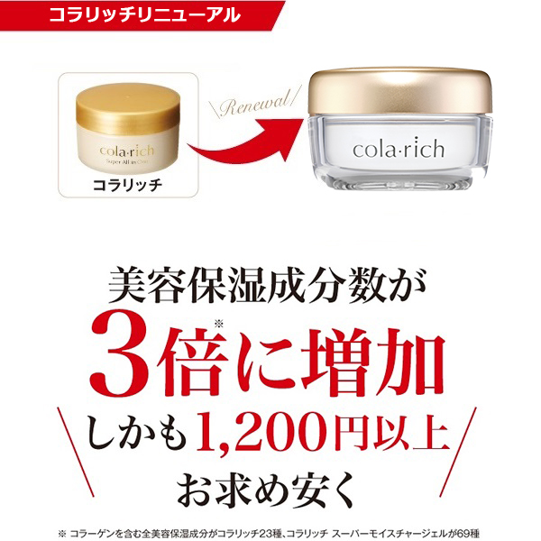 キューサイ コラリッチ スーパーモイスチャージェル 55g 2個