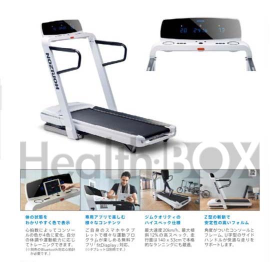 家庭用ルームランナー Horizon　電動トレッドミルOmegaZの特徴