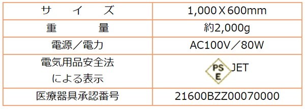 コスモパック DX100 家庭用遠赤外線温熱器