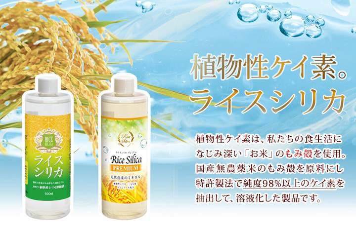 ライスシリカ 500ml 植物性シリカ 正規販売代理店 ケイ素 シリカ