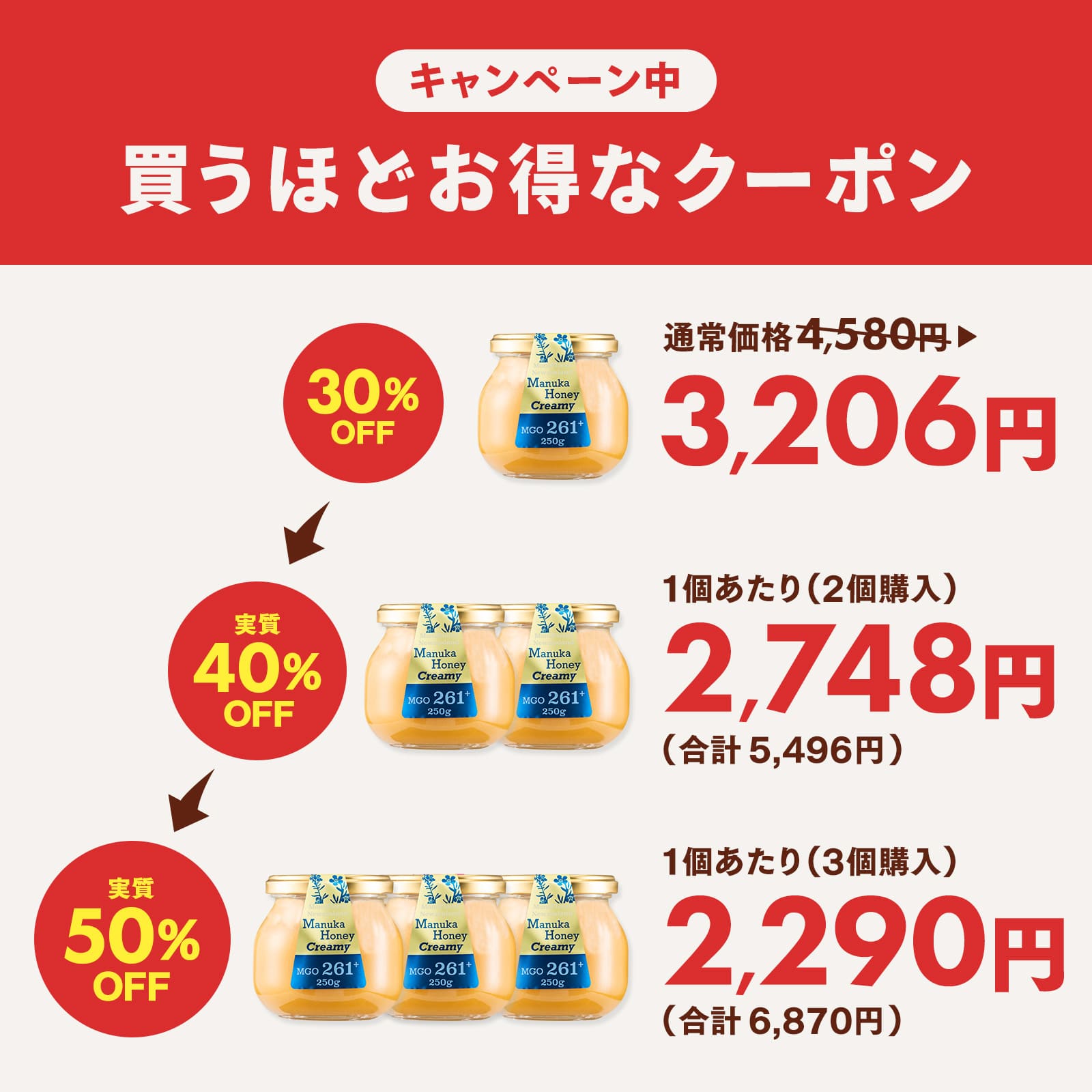 マヌカハニー UMF10 日本製造 MGO26...の詳細画像1