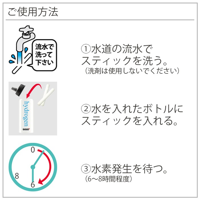 送料無料】SIGG水素水ボトルセット水素スティック2本付 : アット 送料無料】SIGG水素水ボトルセット水素スティック2本付 : アット