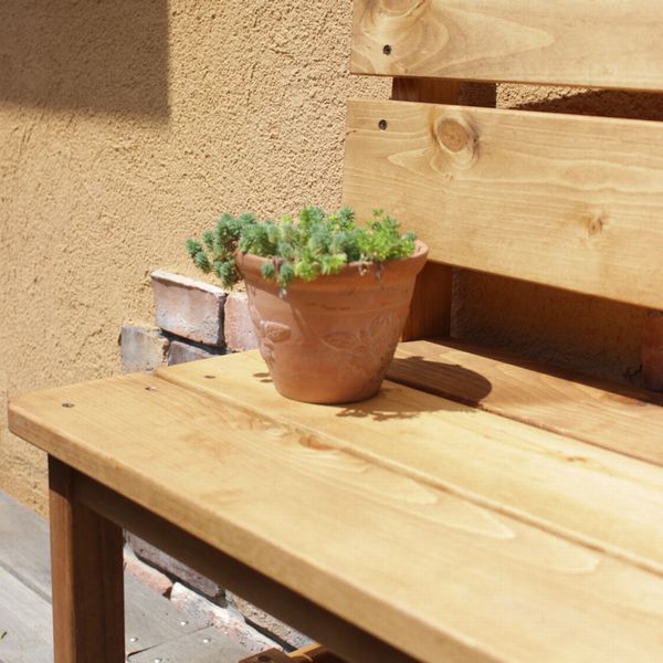 ベンチ 木製 パイン材 2色 玄関 ガーデンベンチ 木製ベンチ おしゃれ 
