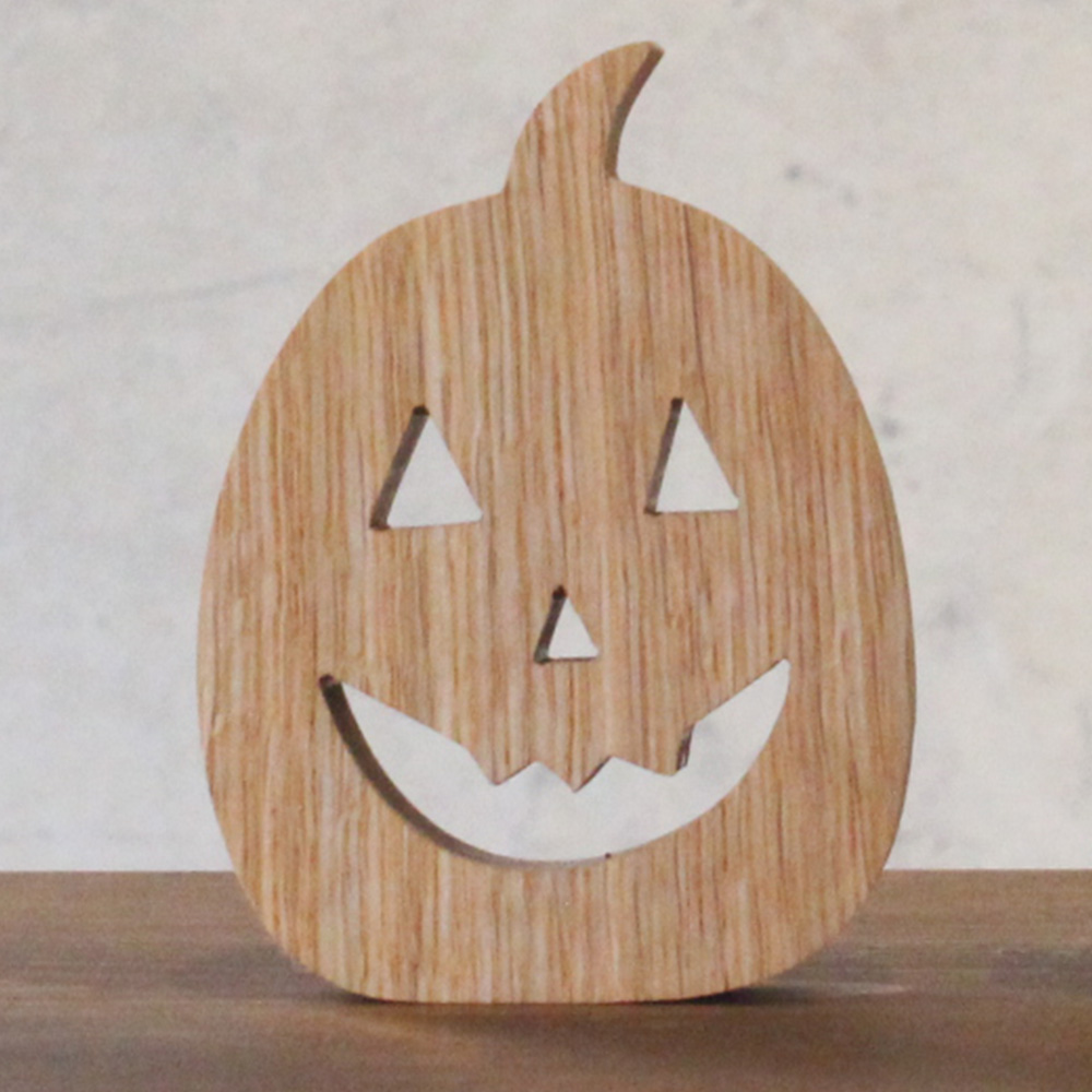 ハロウィン 飾り かぼちゃ 置物 ナチュラル 木製 かぼちゃ 置物 