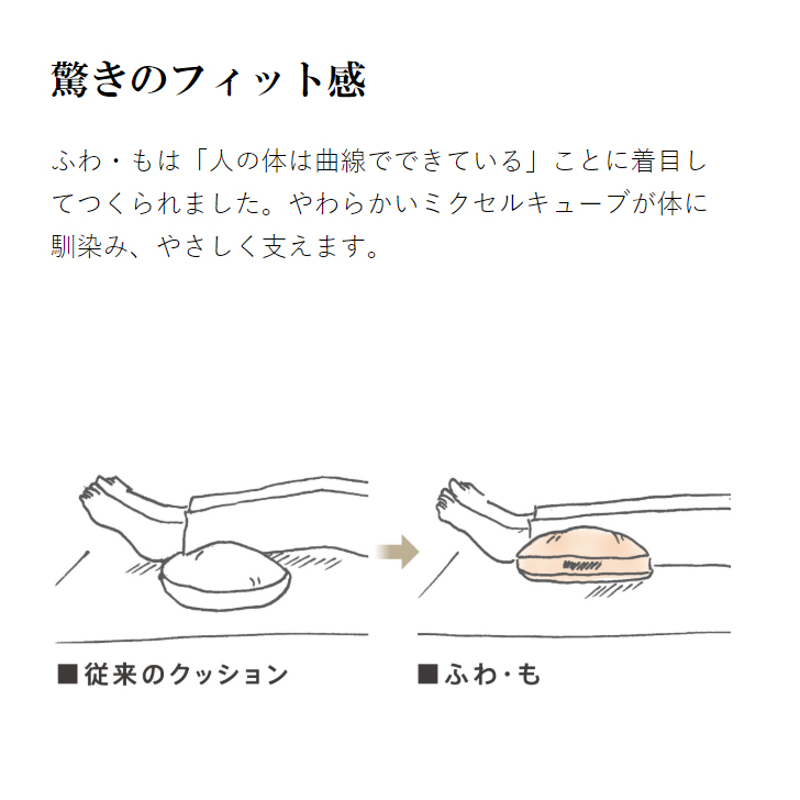 介護 体位変換 クッション 持ち手 姿勢 安定 体圧 ふわ・も しょーと