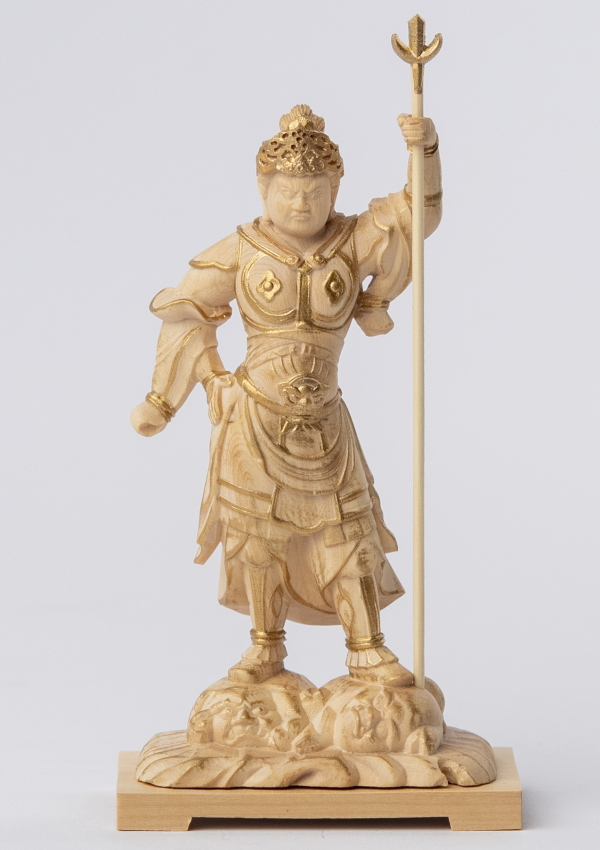 極小仏 泥足毘沙門天 800-123 仏像 MORITA 極小仏像 小さい 小さな仏像