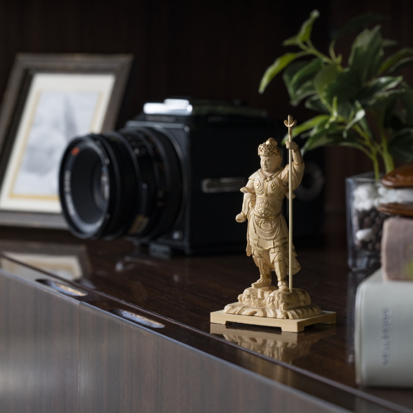 極小仏 泥足毘沙門天 800-123 仏像 MORITA 極小仏像 小さい 小さな仏像