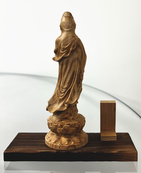 屋久杉 聖観音菩薩 仏像 彫刻 観音様 聖観音菩薩立像 立像 置物
