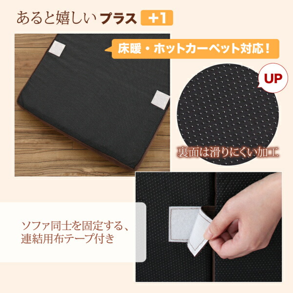 ふわふわ なめらか マイクロファイバー フロアコーナーソファ ソファ6点セット コの字 1P+2P×3+コーナー×2 クッション付き ごろ寝 ウレタン 【Garvee】