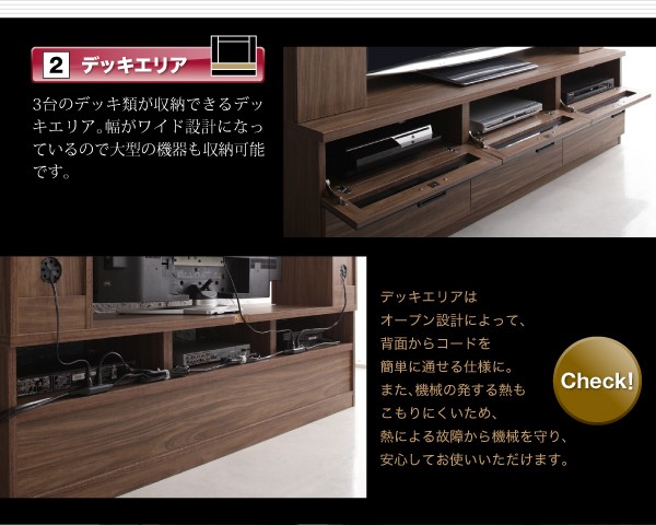 テレビ台 テレビボード ハイタイプテレビボード 〜50v型 幅169×奥行40