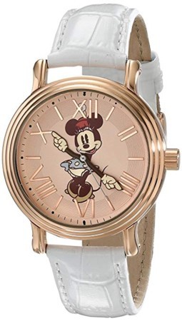 Disney ディズニー ミニー・マウス 女性用腕時計 （ローズ
