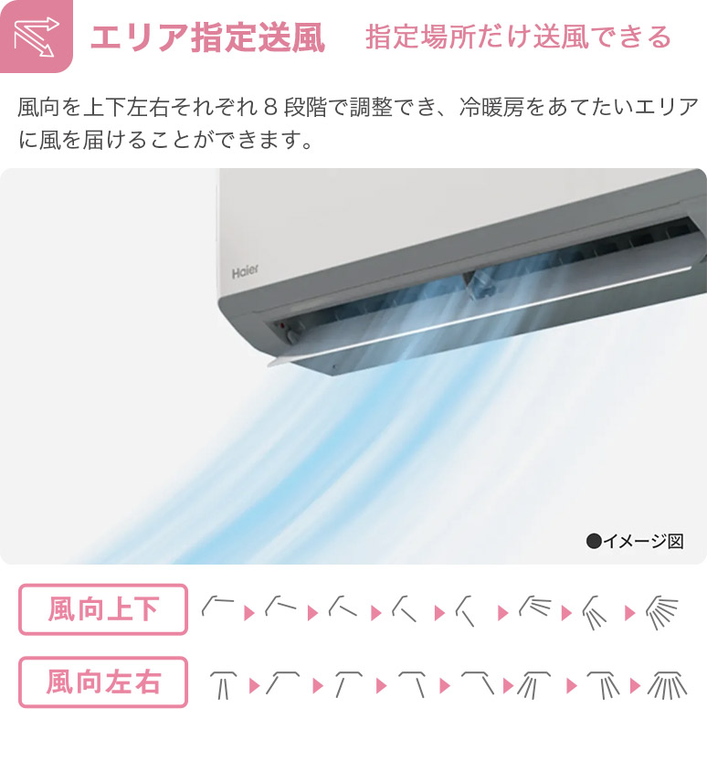 Haier ハイアール Wフリーズ洗浄 冷暖房 ルームエアコン huu おもに10畳用 (冷房8〜12畳/暖房8〜10畳) 2.8kW 単相100V  15A CSシリーズ JAA-CS284A-W 2024年 : 19-55032 : ハートマークショップ - 通販 - Yahoo!ショッピング