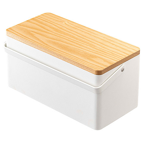 ソーイングボックス　裁縫箱　新品・未使用 Amazon.co.jp: 山崎実業(Yamazaki) 裁縫箱 ホワイト 約