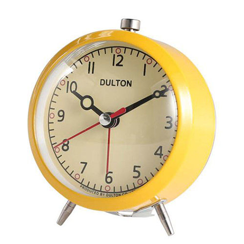 DULTON アラームクロック 目覚まし時計 置き時計 乾電池式 100-053Q