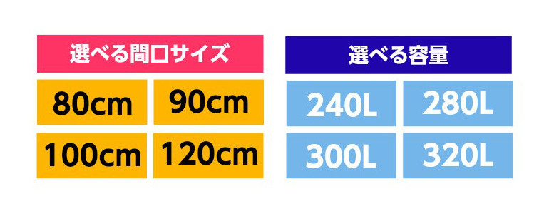 ステンレス浴槽 石垣 2方全エプロン・据置式 320L 右排水 ナスラック