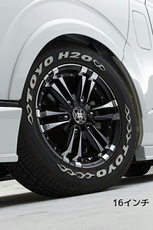 ハイエース200系　アルミ ホイール 16インチ 200系 ハイエース FANG16インチ アルミ ホイール 16inch 6穴 16インチ