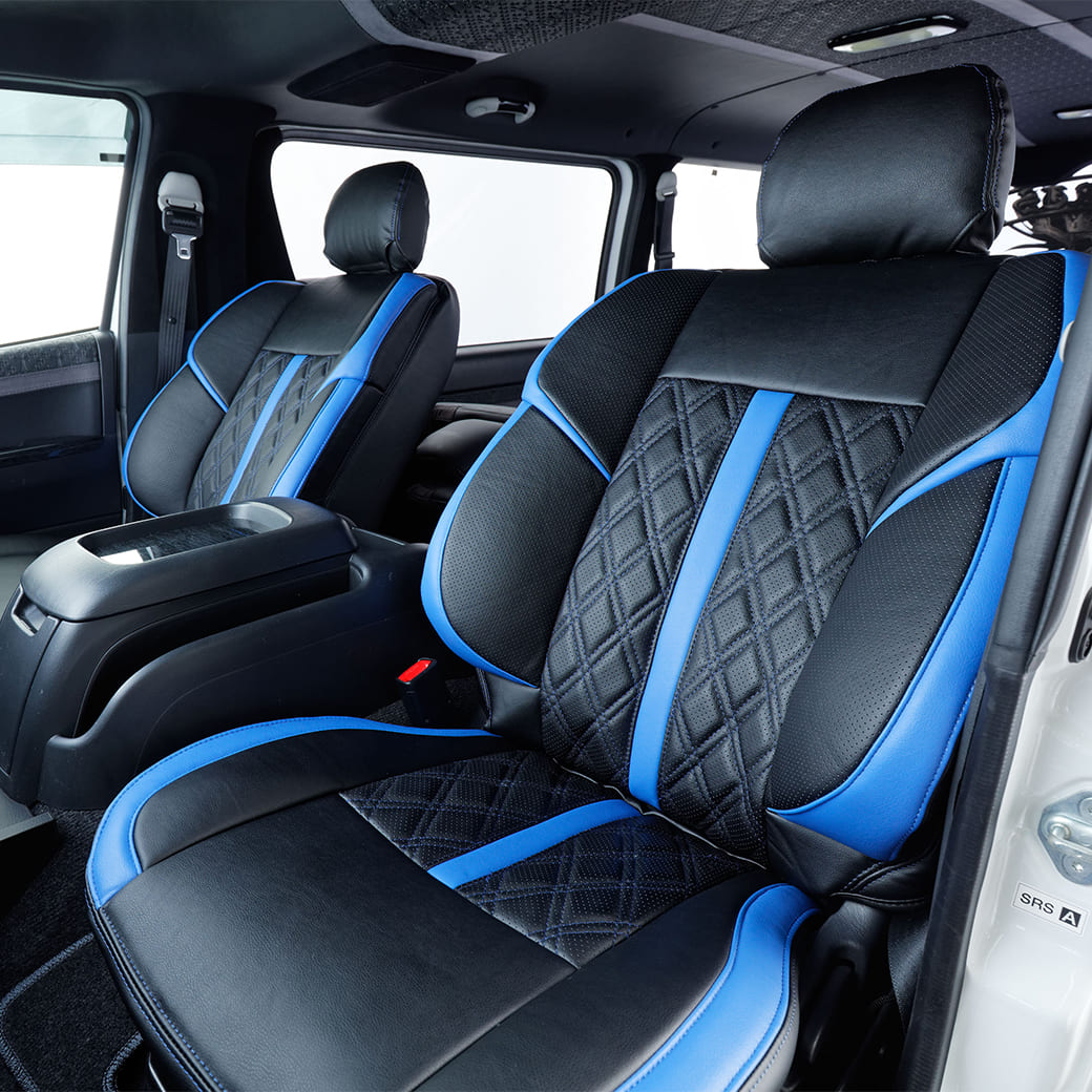 トヨタ ハイエース 200系 SｰGL シートカバー 5人乗り ハイエース 200系 ハーツ ハイエース専用シートカバー バン S-GL 3D