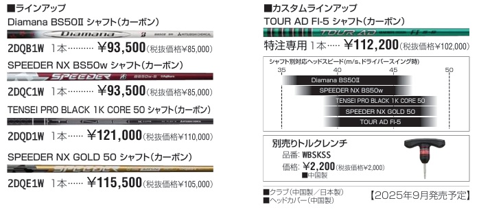 BRIDGESTONE（ブリヂストン） ブリヂストンゴルフ BX2HT ドライバー
