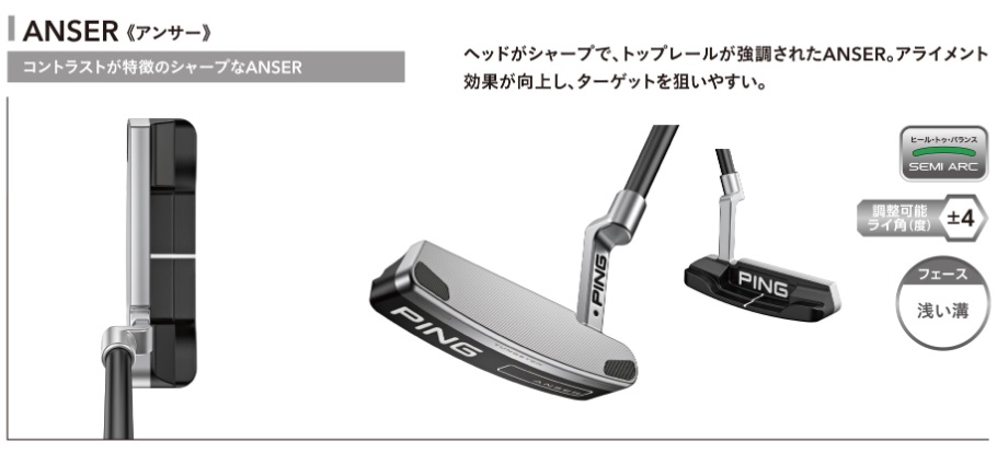 PING（ピン） PING PUTTER 2023パター MUNDY マンディー【標準スペック