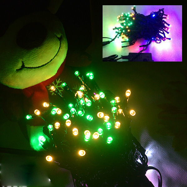 LEDイルミネーションライト ストレートライト 100球/10m 色選択 8