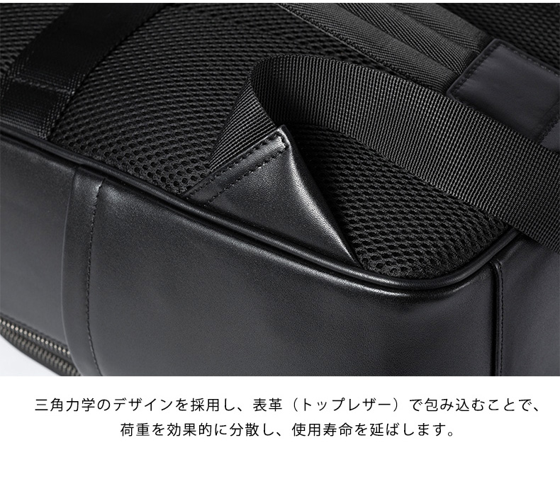 イントレチャート 本革 バックパック リュックサック メッシュ