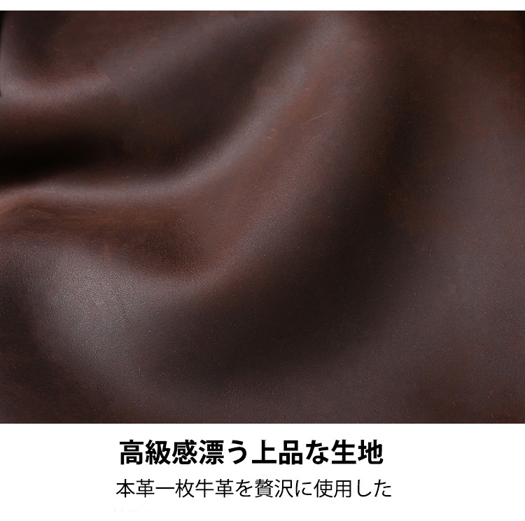 GLEN ダークブラウン レザー ブリーフケース ダークブラウン レザー ビジネスバッグ、ブリーフケース - メルカリ