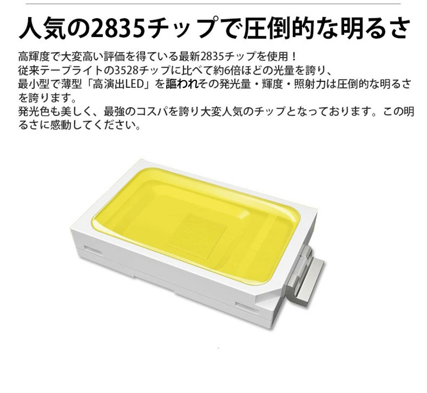 3色無階段調光 LEDテープライト アウトドア専用 BANNAI PSE カット可能