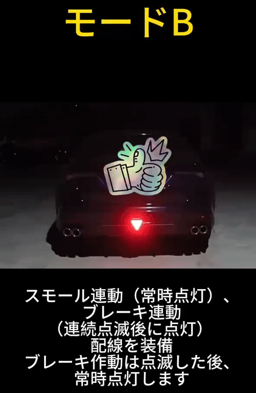 F1風 バック フォグ ランプ LEDバックフォグ 20LED 20連高速点滅バック