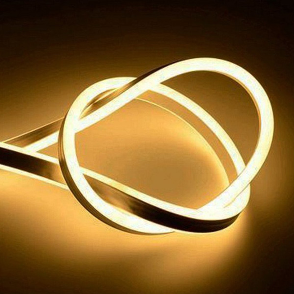 両面発光ネオンled ledテープライト 3D形状DIY 8m スリムな光のライン PSE イルミネーション EL蛍光チューブ管 ネオンサイン 間接照明 白色 電球色 ブルー_2