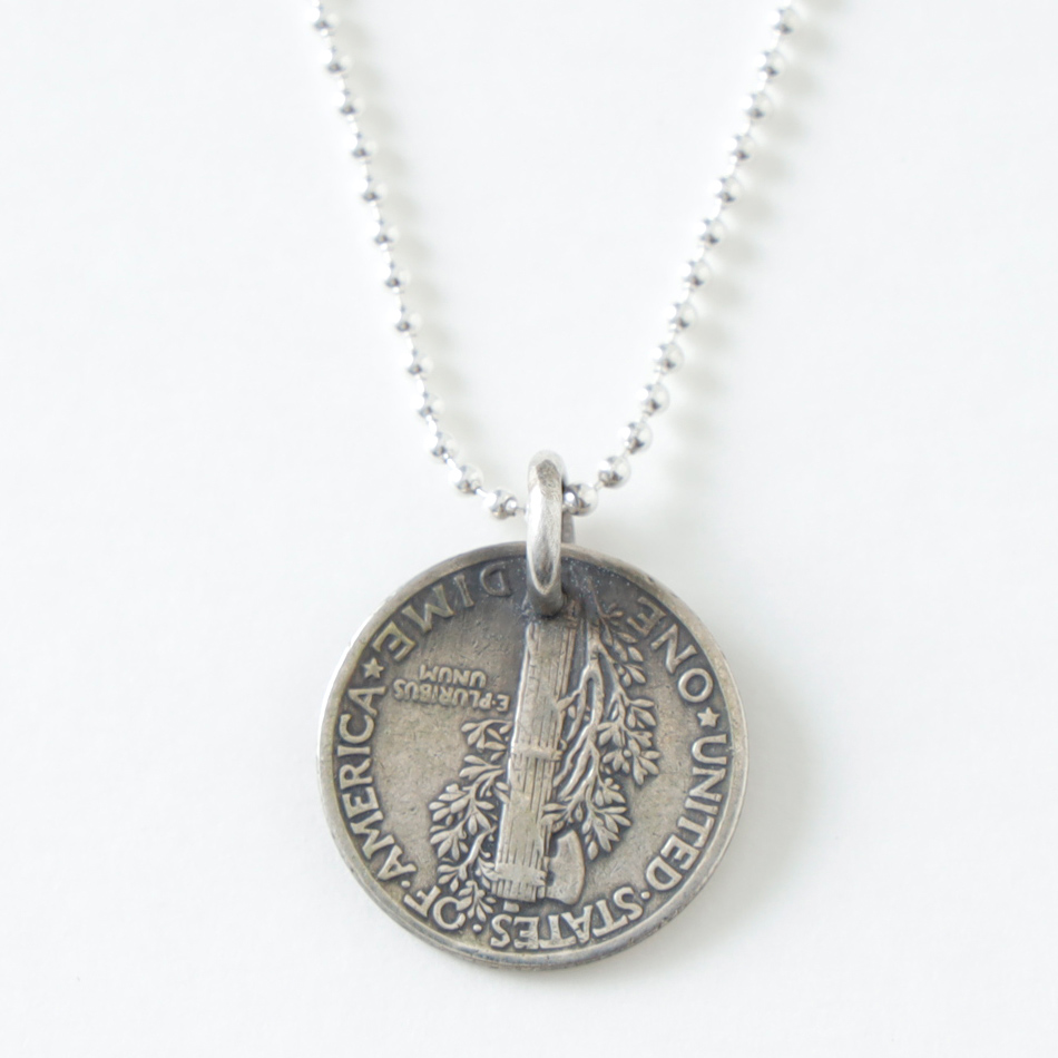 ボタンワークス コインネックレス BUTTON WORKS】APOLLO CONCHO COIN NECKLACE マーキュリー