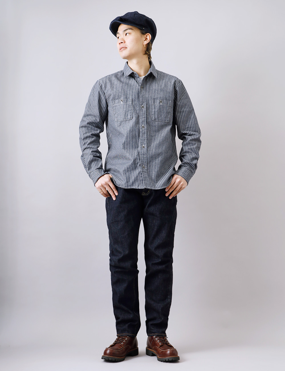 BLUE PORT 10%OFF！ファミリーセール！シャツ メンズ ワークシャツ