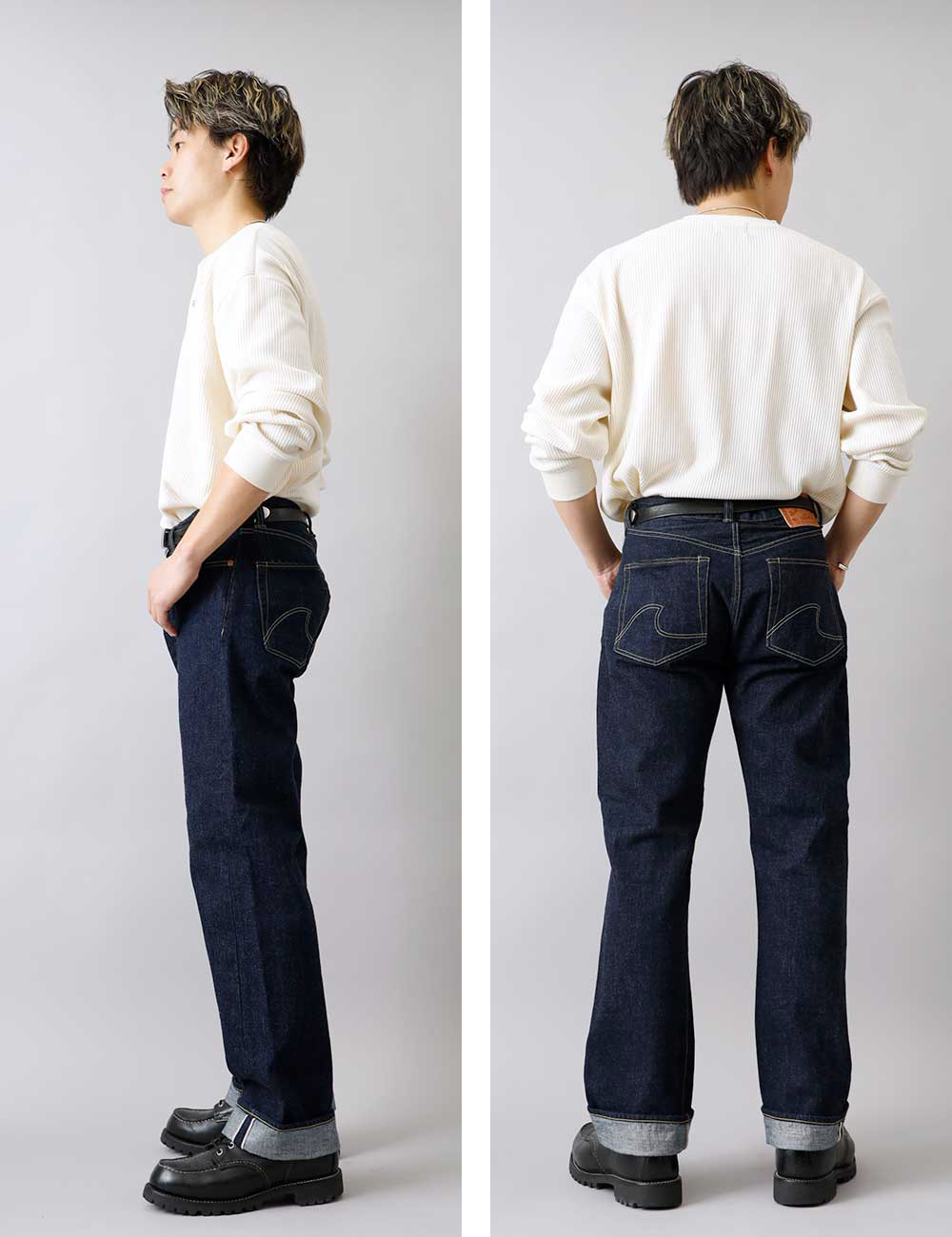 デニムパンツ メンズ セルビッチデニム デニム パンツ ジーンズ