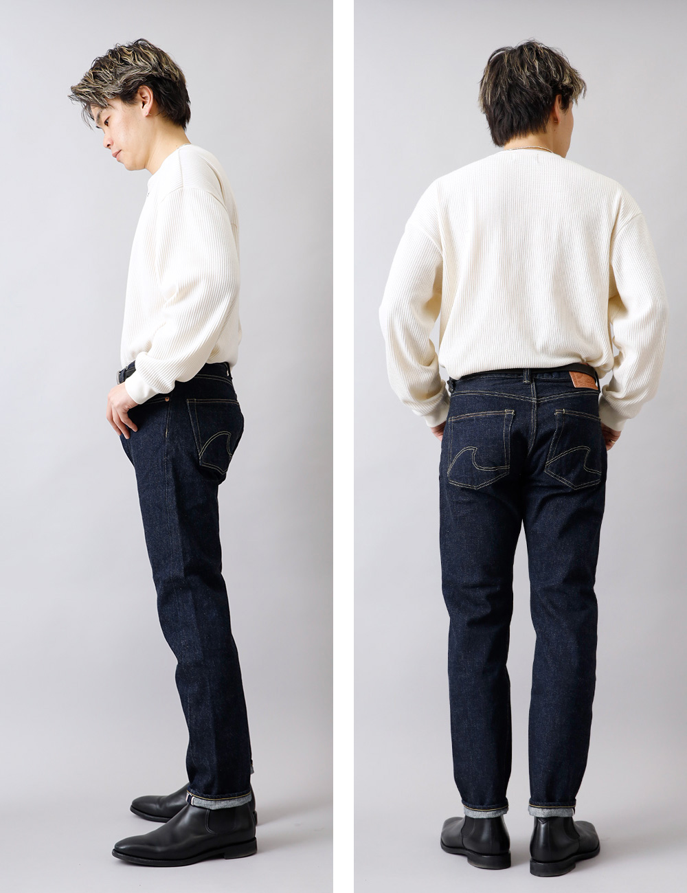 極美品 日本製 アナトミカ テーパードデニム 濃紺 赤耳 W26 極美品 日本製 アナトミカ テーパードデニム 濃紺 赤耳 W26 極美品